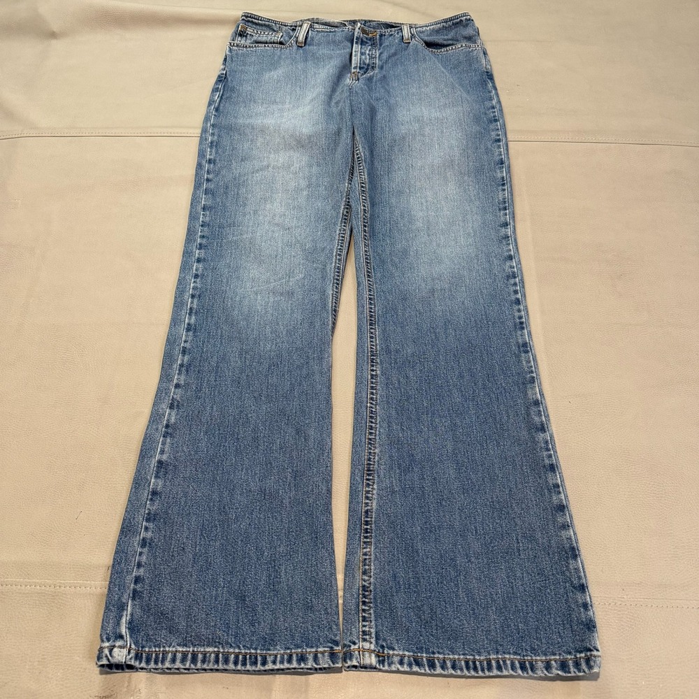 VTG Y2K Abercrombie Super Low 29x32 Women Blue Denim Flare‎ Jean Boot Slouch Y2K
